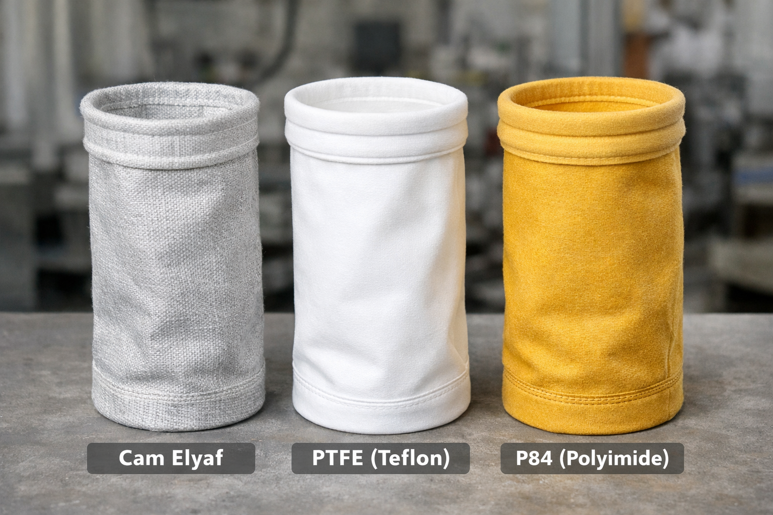 Cam Elyaf mı, PTFE mi, P84 mü? 300 °C Üzeri Filtrasyonda Doğru Seçim