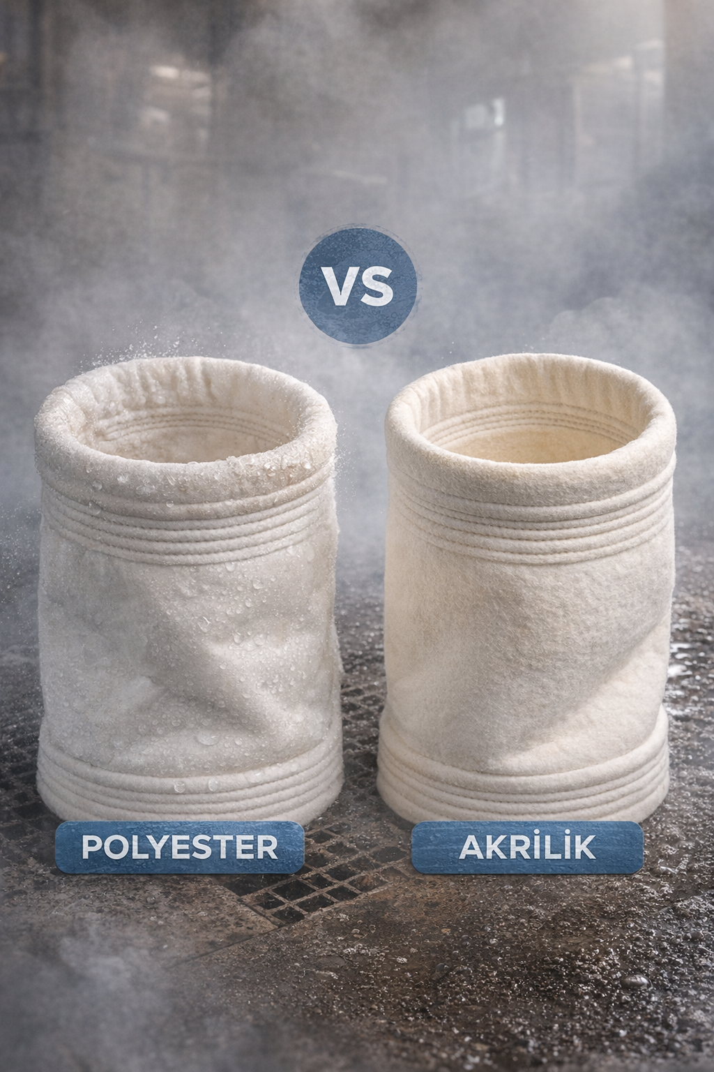 Polyester mi Akrilik mi? Nemli Ortamda Hangisi Doğru Filtre Torbası?